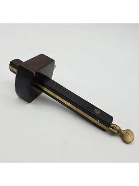 Vintage 8" Rosewood & Brass Carpenter Scribe Marking Gauge Briggs UK
